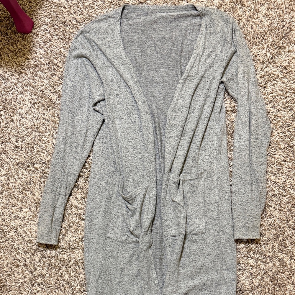 ZYIA Heather Gray Women's Cardigan